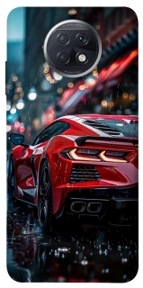 Чехол на Xiaomi Redmi Note 9 5G / Note 9T Red sports car фото 1 из 1