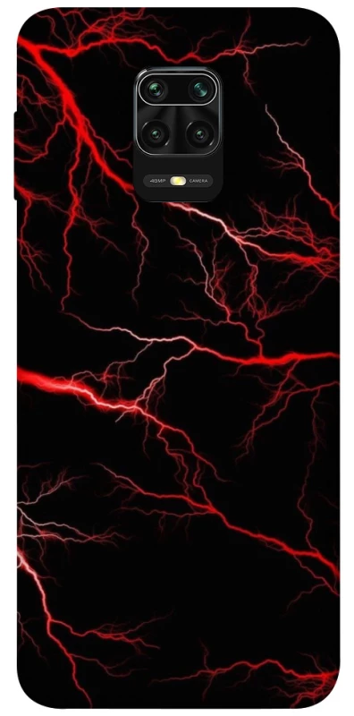 Чехол на Xiaomi Redmi Note 9s / Note 9 Pro / Note 9 Pro Max Красная молния фото 1 из 1