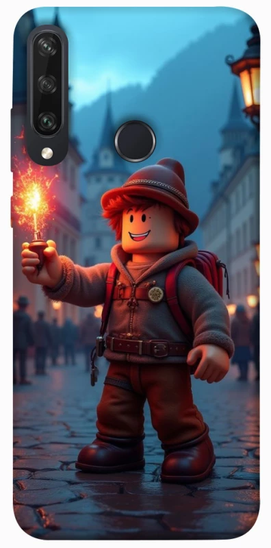 Чехол на Huawei Y6p Roblox Fire Logo Blue Flames фото 1 из 1