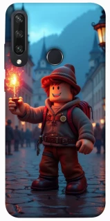 Чохол на Huawei Y6p Roblox Fire Logo Blue Flames фото 1 з 1
