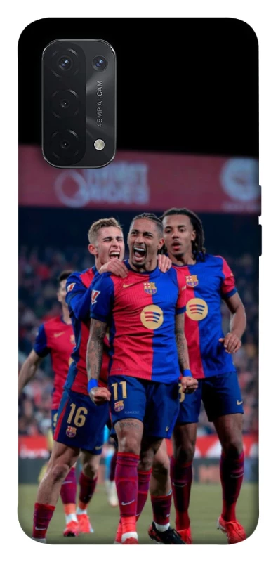 Чохол на Oppo A54 5G / A74 5G FC Barcelona team фото 1 з 1