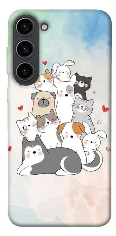 Чохол на Samsung Galaxy S23 Funny Pets ver.2 фото 1 з 1