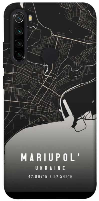 Чохол на Xiaomi Redmi Note 8 Mariupol map фото 1 з 1
