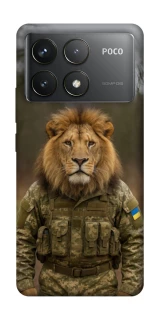 Чохол на Xiaomi Poco F6 Pro Лев захисник фото 1 з 1