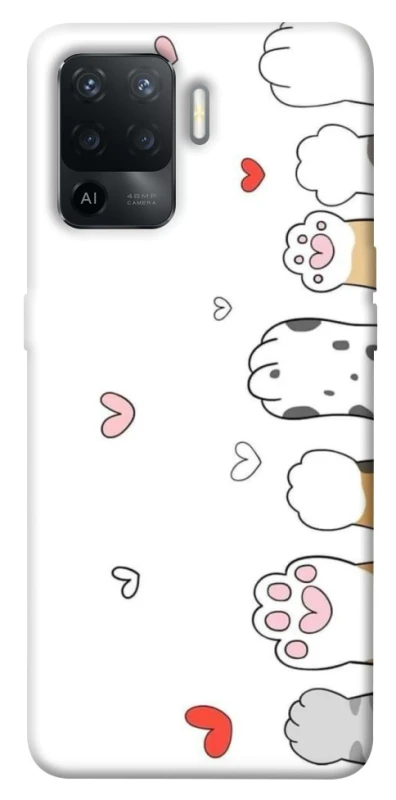 Чехол на Oppo Reno 5 Lite Paws фото 1 из 1