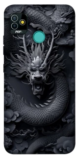 Чехол на TECNO POP 5 black dragon фото 1 из 1
