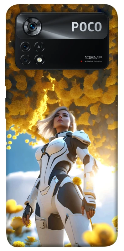 Чохол на Xiaomi Poco X4 Pro 5G Cyber space girl ver.3 фото 1 з 1