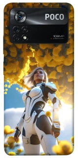 Чохол на Xiaomi Poco X4 Pro 5G Cyber space girl ver.3 фото 1 з 1