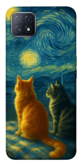 Чохол на Oppo A73 Cats under the stars фото 1 з 1