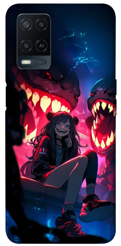 Чехол на Oppo A54 4G Anime girl фото 1 из 1