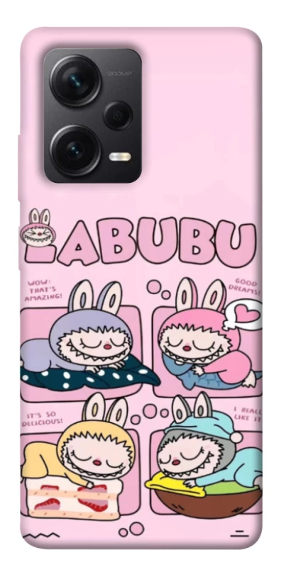 Чохол на Xiaomi Redmi Note 12 Pro+ 5G Labubu Dreams Collage фото 1 з 1