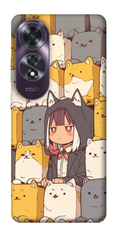 Чохол на Oppo A60 Like a cat фото 1 з 1