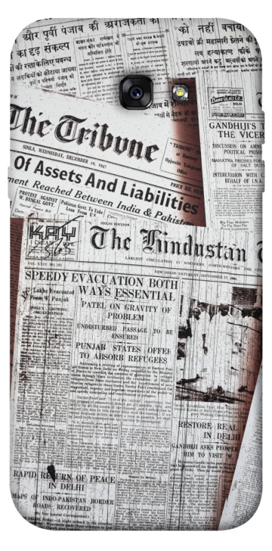 Чехол на Samsung A720 Galaxy A7 (2017) Газеты фото 1 из 1