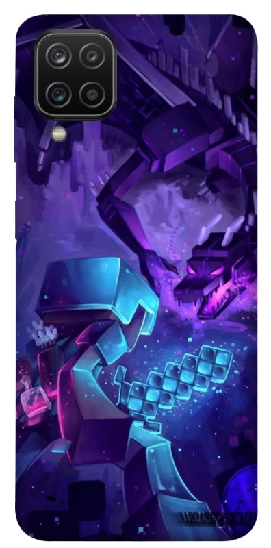 Чохол на Samsung Galaxy A12 Minecraft dragon фото 1 з 1