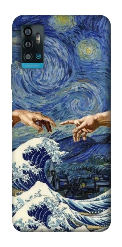 Чехол на ZTE Blade A71 Art collage ver.7 фото 1 из 1