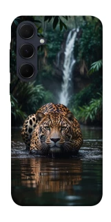 Чохол на Samsung Galaxy A35 Leopard in water фото 1 з 1
