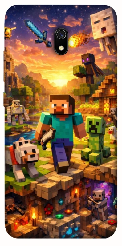 Чохол на Xiaomi Redmi 8a Minecraft v6 фото 1 з 1
