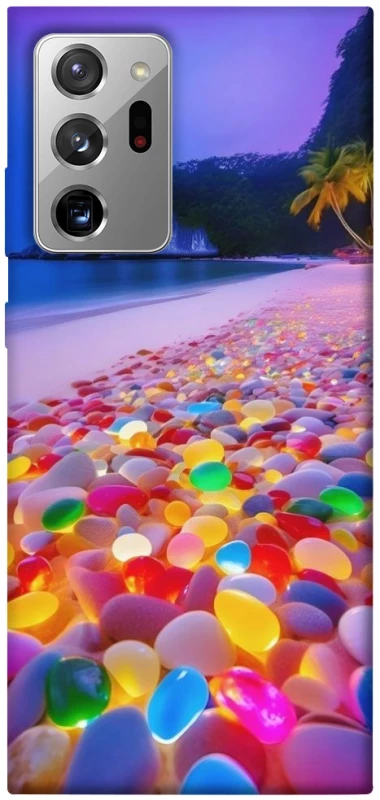 Чехол на Samsung Galaxy Note 20 Ultra Светящиеся камни на берегу фото 1 из 1