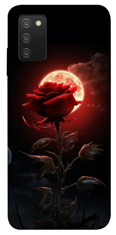 Чехол на Samsung Galaxy A03s Красная роза фото 1 из 1