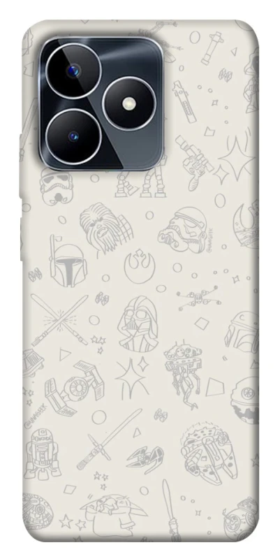 Чохол на Realme C53 Star Wars background ver.1 фото 1 з 1