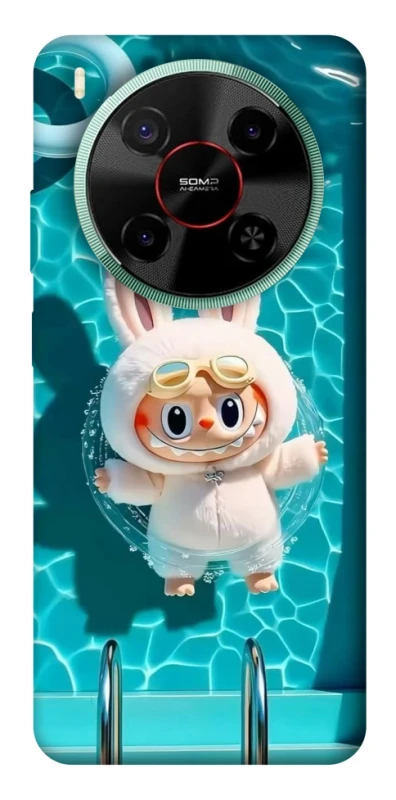 Чохол на ZTE Nubia V70 Max Labubu in the pool ver.2 фото 1 з 1
