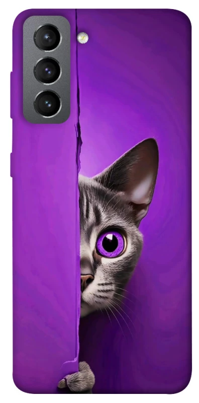 Чохол на Samsung Galaxy S21 FE Кіт-підглядач фото 1 з 1