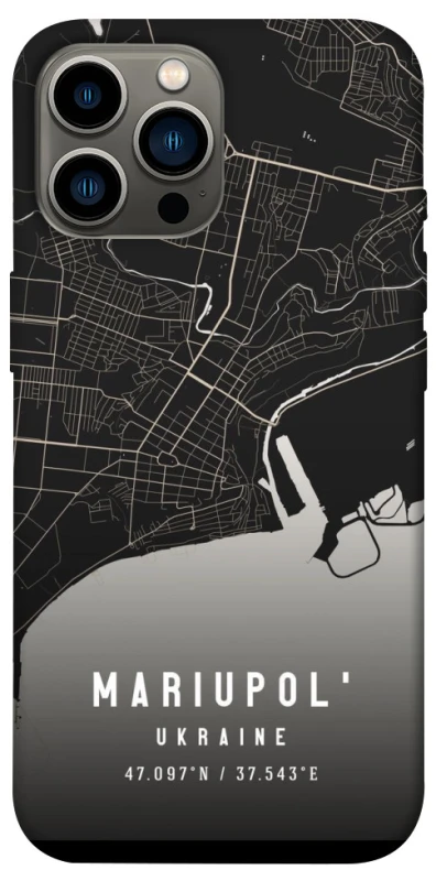 Чохол на Apple iPhone 12 Pro Max (6.7") Mariupol map фото 1 з 1