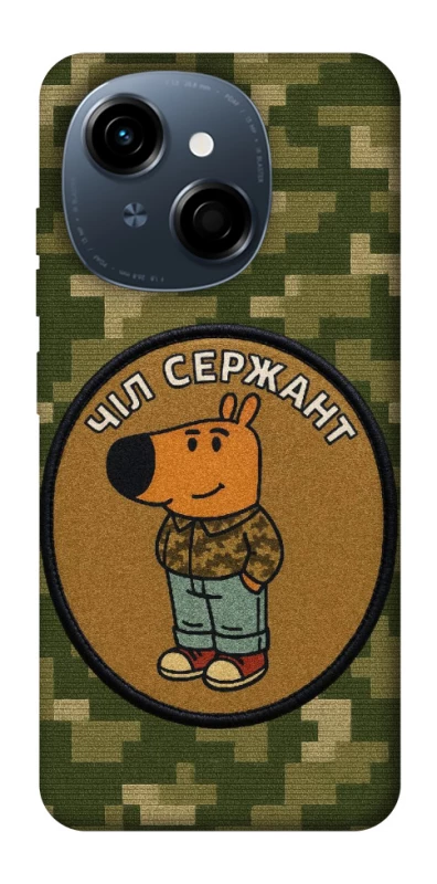 Чехол на TECNO Spark Go 1 Чил сержант фото 1 из 1