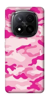 Чехол на Xiaomi Redmi Note 14 Pro+ 5G camouflage pink фото 1 из 1