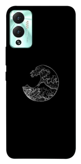 Чохол на Infinix Hot 12 Play Black tsunami фото 1 Чохол на Infinix Hot 12 Play Black tsunami фото 1 з 1