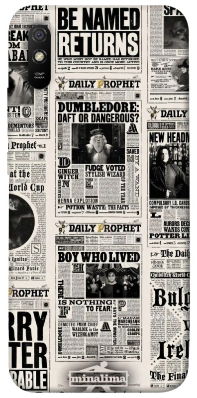 Чохол на Xiaomi Redmi 9A Harry Potter newspaper фото 1 з 1