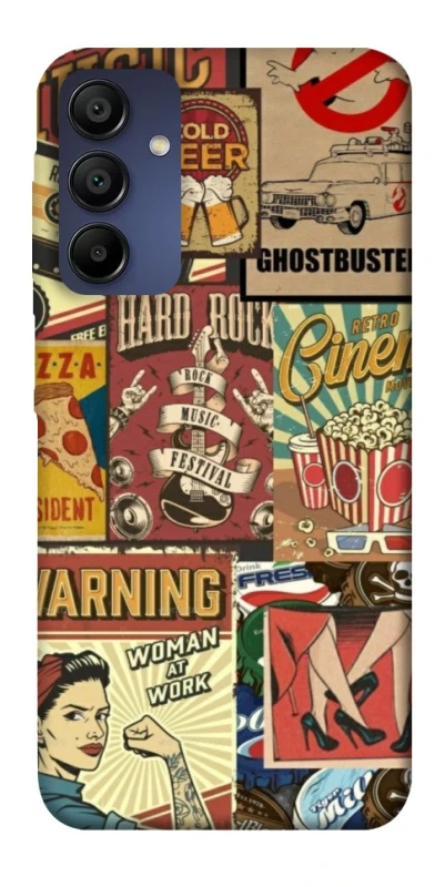 Чохол на Samsung Galaxy A15 4G/5G Retro collage ver.2 фото 1 з 1