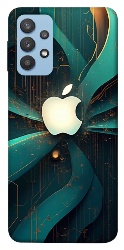 Чехол на Samsung Galaxy M32 Apple logo ver.4 фото 1 из 1
