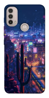 Чохол на Motorola Moto E40 Night city фото 1 з 1