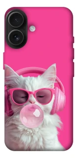 Чохол на Apple iPhone 17 (6.3") Pink kitty фото 1 Чохол на Apple iPhone 17 (6.3") Pink kitty фото 1 з 1