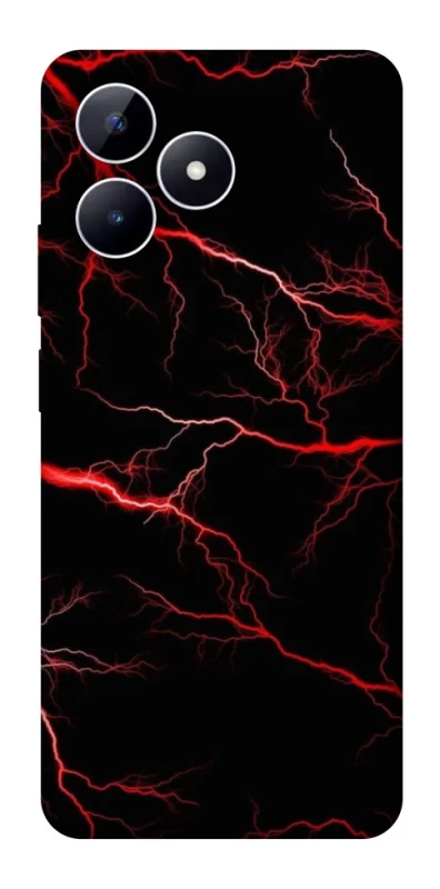 Чехол на Realme Note 50 5G Красная молния фото 1 из 1