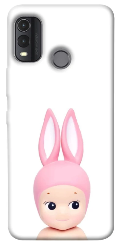 Чохол на Nokia G11 Plus Minimal Bunny Peek фото 1 з 1