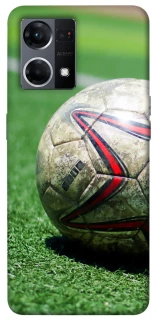 Чехол на Oppo Reno 7 4G Мяч на газоне фото 1 из 1