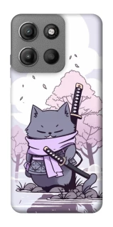 Чохол на Motorola Moto G15 Power Samurai cat фото 1 Чохол на Motorola Moto G15 Power Samurai cat фото 1 з 1