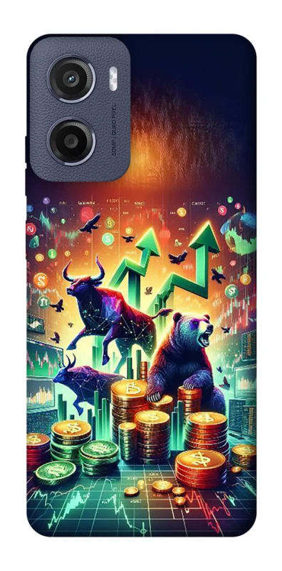 Чехол на Motorola Moto E15 Crypto market фото 1 из 1