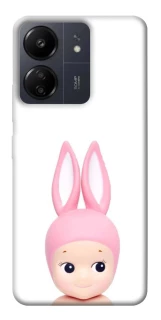 Чехол на Xiaomi Poco C65 Minimal Bunny Peek фото 1 из 1