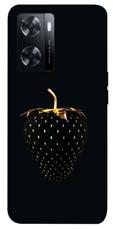 Чохол на Oppo A57s Чорна полуниця фото 1 з 1