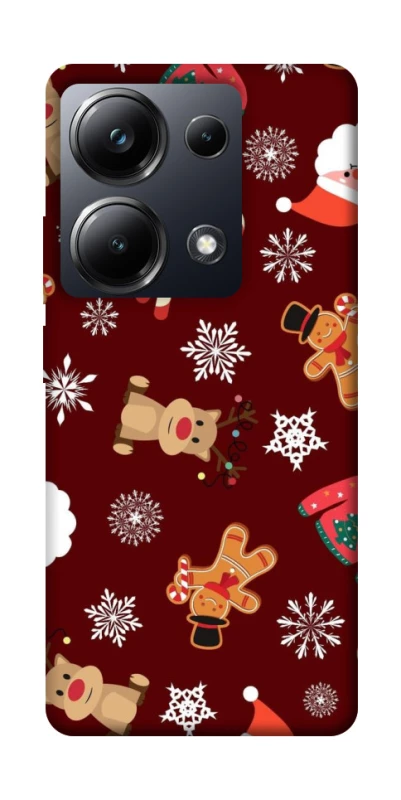 Чохол на Xiaomi Poco M6 Pro 4G Новорічний v6 фото 1 з 1