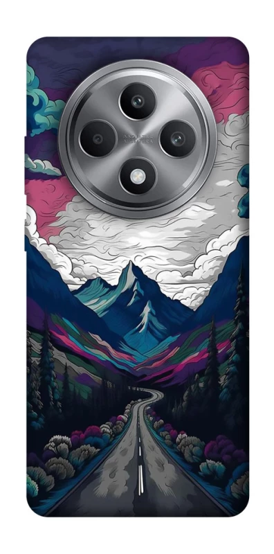 Чохол на Oppo Reno 12 F 4G Намальовані гори фото 1 з 1