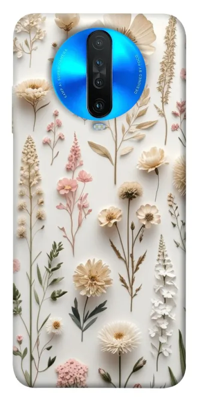 Чехол на Xiaomi Redmi K30 Floral design ver.1 фото 1 из 1