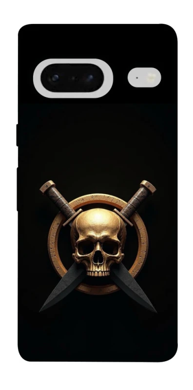 Чохол на Google Pixel 7 Golden Skull фото 1 з 1