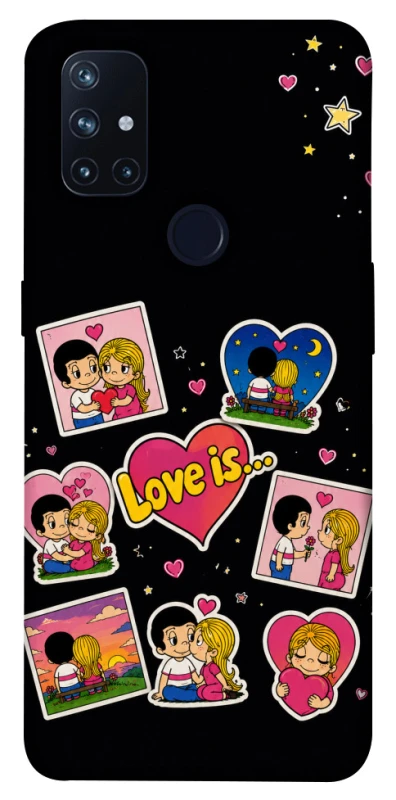 Чехол на OnePlus Nord N10 5G Love is фото 1 из 1