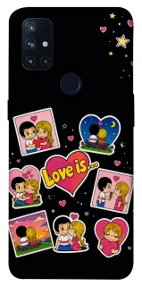 Чехол на OnePlus Nord N10 5G Love is фото 1 из 1