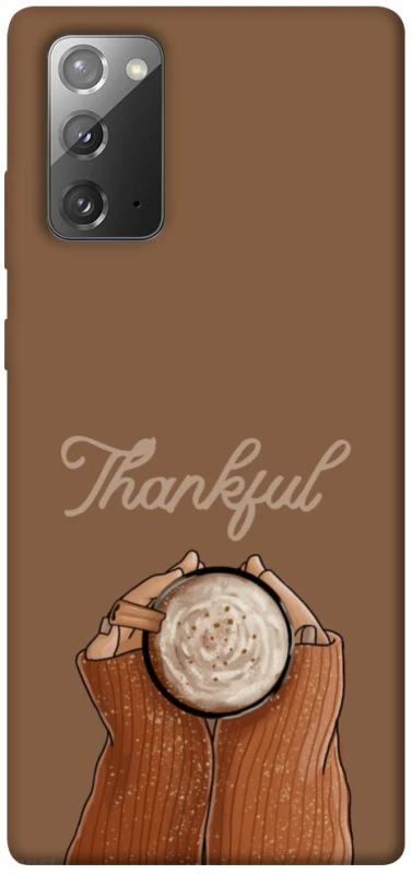 Чохол на Samsung Galaxy Note 20 Thankful coffee фото 1 з 1