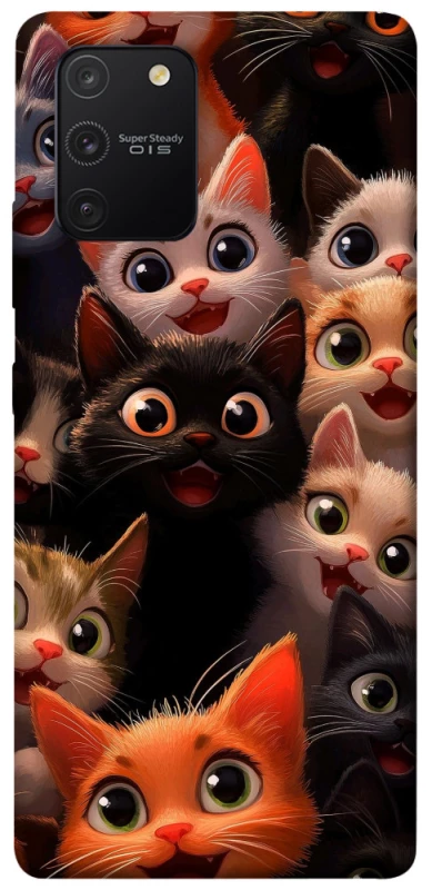 Чехол на Samsung Galaxy S10 Lite happy cats фото 1 из 1